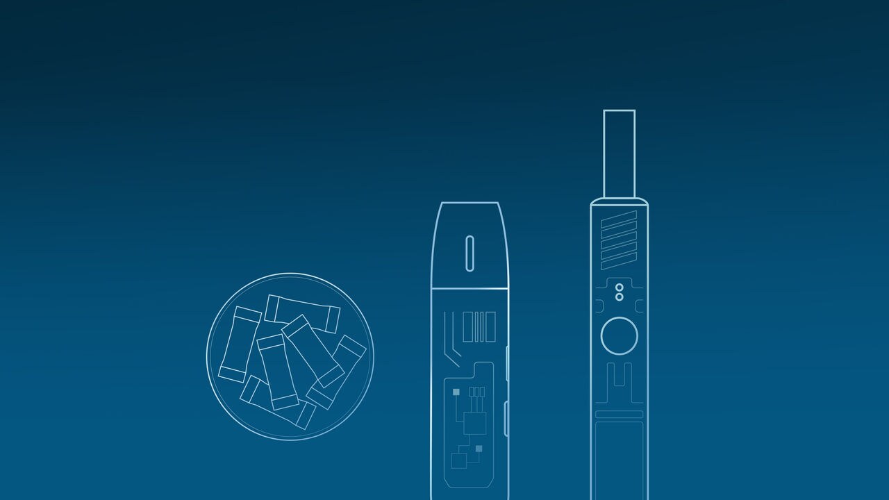 Illustration of smoke-free products