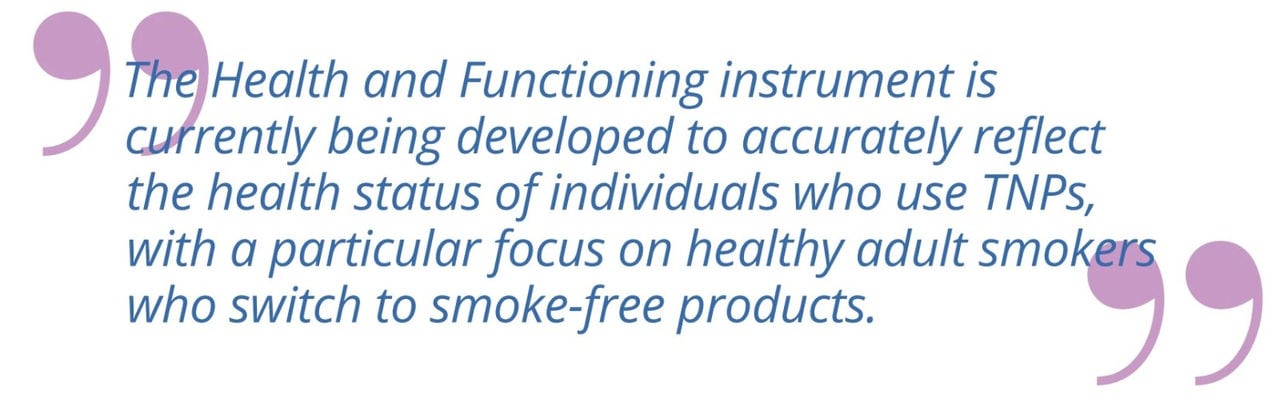 Quote about Health and Functioning instrument.