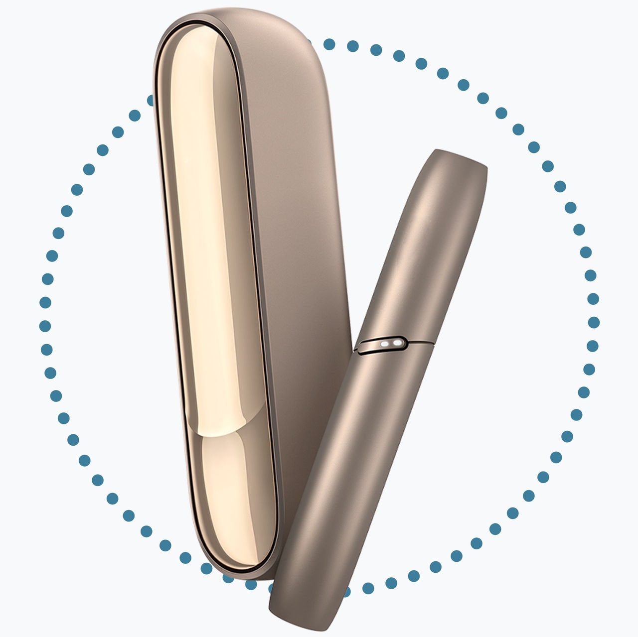 Internal resistive heating using a blade: tobacco heating system (THS), also known commercially as IQOS Originals.