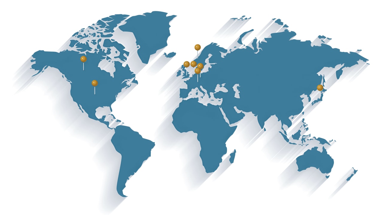HTP use by youth blue map with yellow pins
