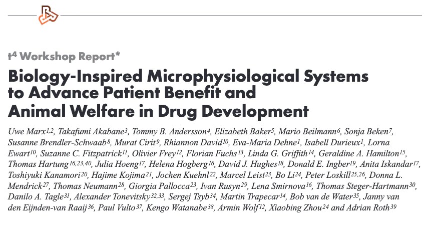 Image of the publication: Biology-inspired microphysiological systems to advance patient benefit and animal welfare in drug development