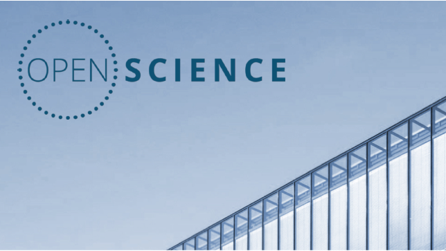 Blue Open Science logo.