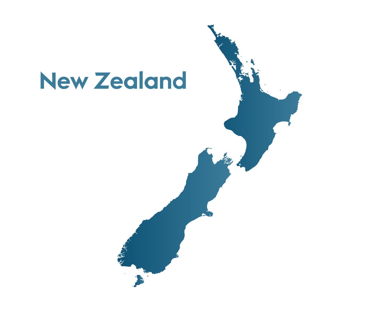 New Zealand map